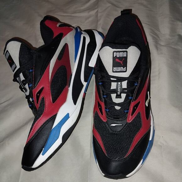 Men's PUMA Sneakers, retro-inspired design, with bold color palette, Size 8.5 - Picture 2 of 4